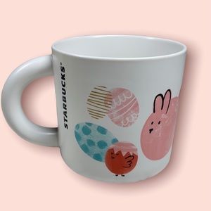STARBUCKS MUG EASTER BUNNY CHICKS EGG 2019 COLLECTION 3.5” TALL NWT